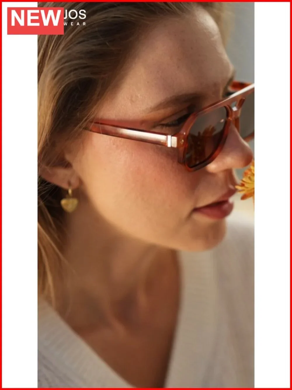 Retro Polarized Square Aviator Sunglasses UV400 Protection